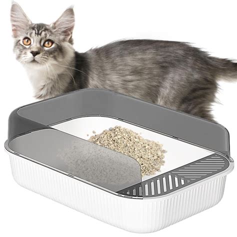 stainless steel litter box sifter|high sided sifting litter box.